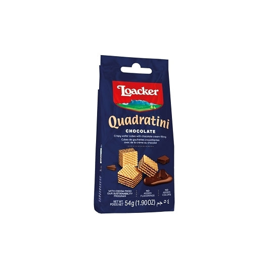 Loacker Quadratini Chocolate, 12 x 1.9 oz Case - Bakery & Desserts - image 2
