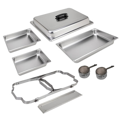 Sterno 8 Piece Buffet Chafer Set, 1 x 1 each Case - Chafing Fuel & Catering Supplies