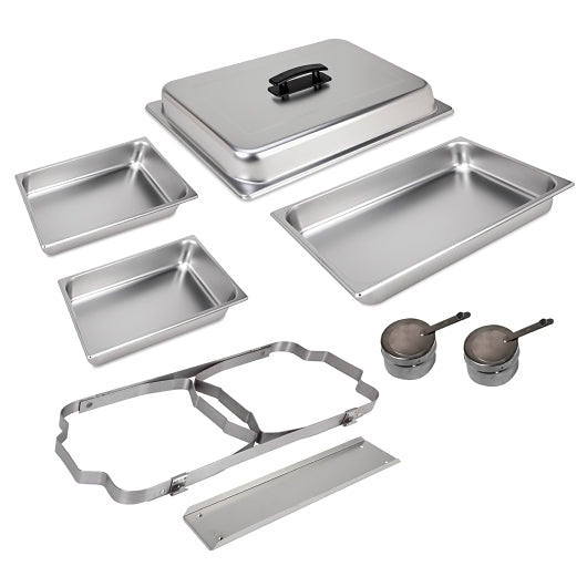 Sterno 8 Piece Buffet Chafer Set, 1 x 1 each Case - Chafing Fuel & Catering Supplies