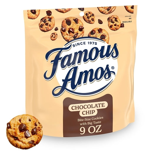Famous Amos Chocolate Chip Cookies, 8 x 9 oz Case - Bakery & Desserts - image 2