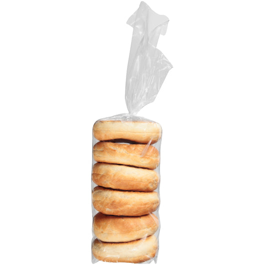 Lender's Sliced Plain Bagels, 72 x 2.3 oz Case - Breads, Rolls & Buns
