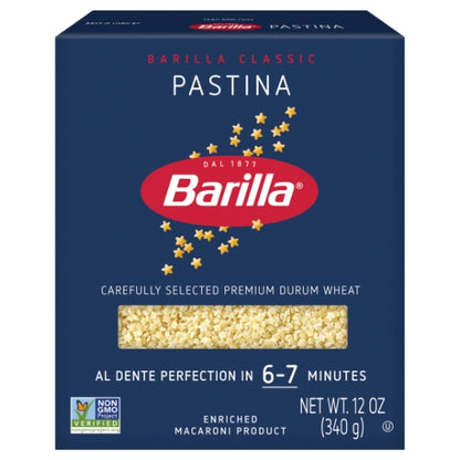 Barilla Pastina Pasta, 16 x 12 oz Case - Pantry Ingredients