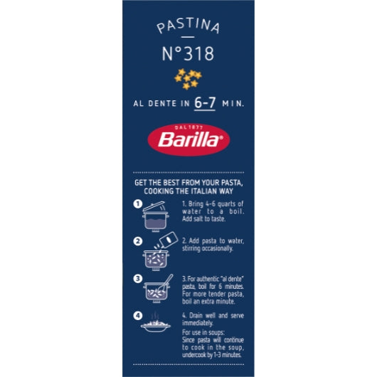 Barilla Pastina Pasta, 16 x 12 oz Case - DOT product image 4