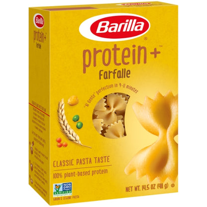 Barilla Protein Plus Farfalle Pasta, 14.5 Ounce (Pack of 12) - DOT product image 6