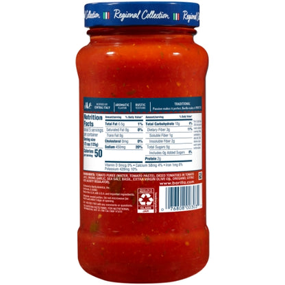 Barilla Premium Traditional Tomato Sauce, 8 x 24 oz Case - DOT product image 2
