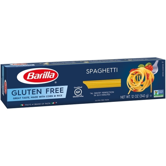 Barilla Gluten-Free Spaghetti, 12 x 12 oz Case - Pantry Ingredients