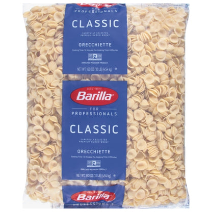 Barilla Orecchiette Bulk Pasta, 2 x 160 oz Case - Pantry Ingredients