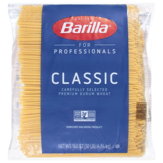 Linguini Fini Semolina Linguine Fini Bulk Pasta, 2 x 160 oz Case - Pantry Ingredients