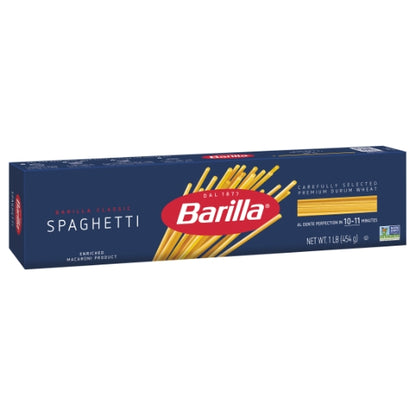 Barilla Spaghetti Pasta, 20 x 16 oz Case - Alternate product angle or state