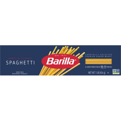 Barilla Spaghetti Pasta, 20 x 16 oz Case - Pantry Ingredients