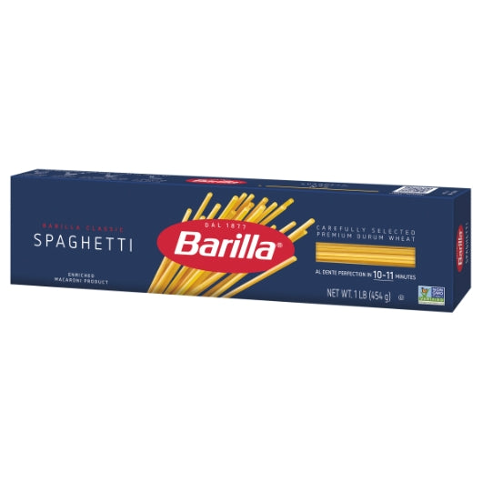 Barilla Spaghetti Pasta, 20 x 16 oz Case - Alternate product angle or state