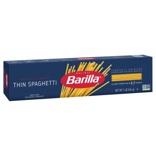 Barilla Thin Spaghetti Pasta, 20 x 16 oz Case - DOT product image 4
