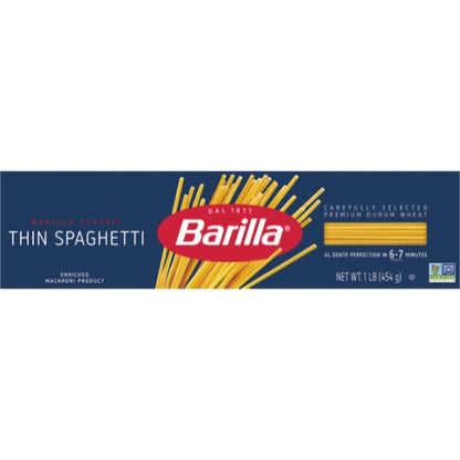 Barilla Thin Spaghetti Pasta, 20 x 16 oz Case - DOT product image 3