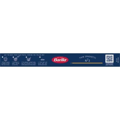 Barilla Thin Spaghetti Pasta, 20 x 16 oz Case - DOT product image 8