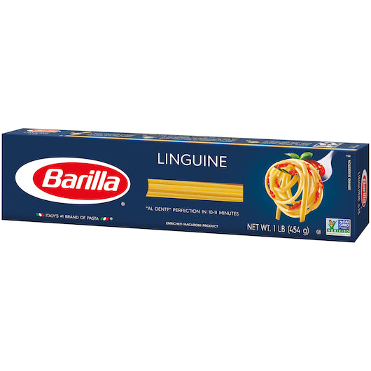 Barilla Linguine Pasta, 20 x 16 oz Case - Alternate product angle or state