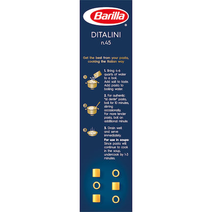 Barilla Kosher Non-Gmo Ditalini, 16 x 16 oz Case - Alternate product angle or state
