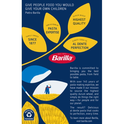 Barilla Mostaccioli Pasta, 12 x 16 oz Case - Alternate product angle or state