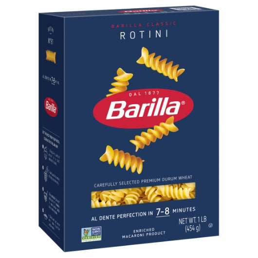 Barilla Rotini Pasta, 12 x 16 oz Case - DOT product image 4