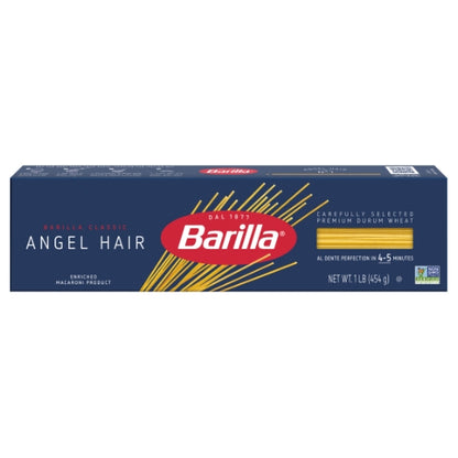 Barilla Angel Hair Capellini Pasta, 20 x 16 oz Case - Pantry Ingredients