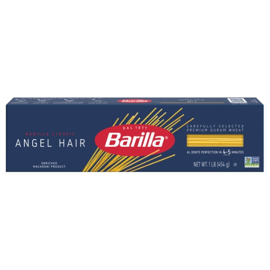 Barilla Angel Hair Capellini Pasta, 20 x 16 oz Case - Pantry Ingredients