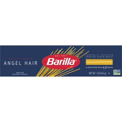 Barilla Angel Hair Capellini Pasta, 20 x 16 oz Case - Pantry Ingredients