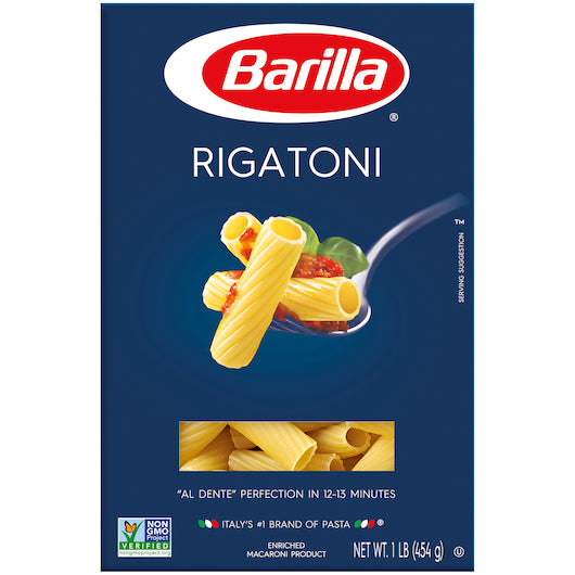 Barilla Rigatoni Pasta, 12 x 16 oz Case - DOT product image 3