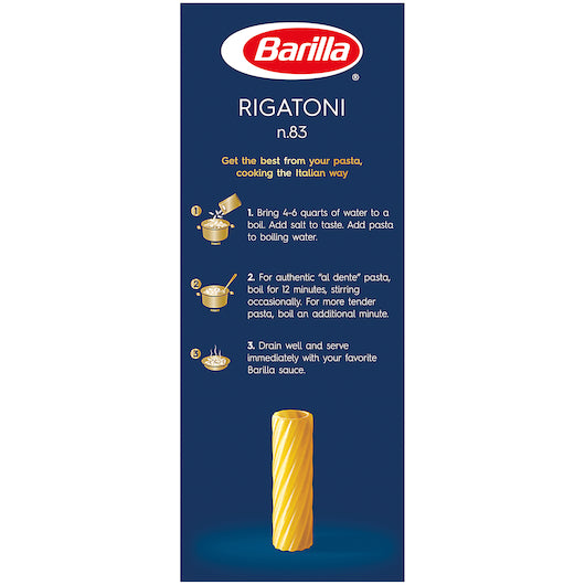 Barilla Rigatoni Pasta, 12 x 16 oz Case - DOT product image 5