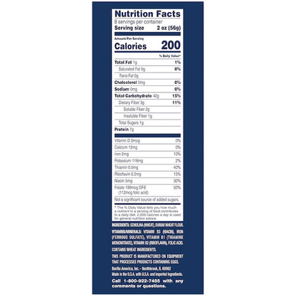 Barilla Rigatoni Pasta, 12 x 16 oz Case - DOT product image 7
