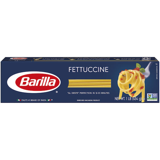 Barilla Fettuccine Pasta, 20 x 16 oz Case - Pantry Ingredients