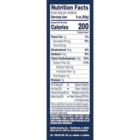 Barilla Pasta Orzo, 16 x 16 oz Case - DOT product image 6