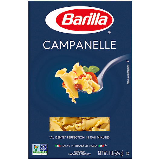 Barilla Campanelle Pasta, 12 x 16 oz Case - Pantry Ingredients