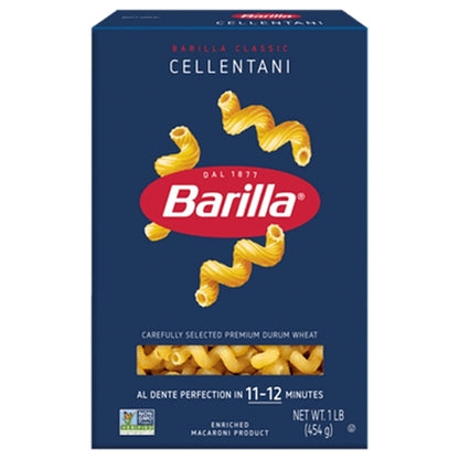 Barilla Cellentani Pasta, 12 x 16 oz Case - Alternate product angle or state