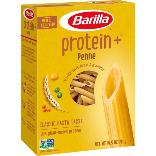 Barilla Protein Plus Penne Pasta, 12 x 14.5 oz Case - DOT product image 2