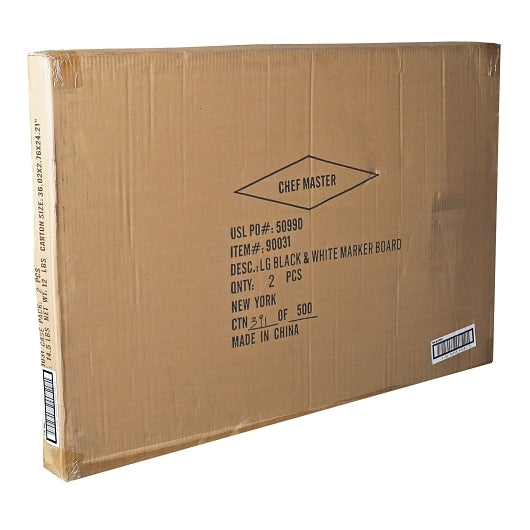 Chef-master 24" x 36" Double Sided Board with Markers, 1 x 1 each Case - DOT product image 7