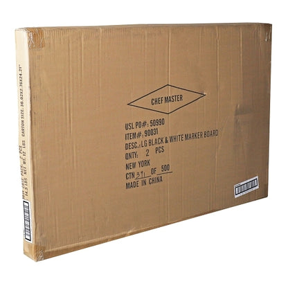 Chef-master 24" x 36" Double Sided Board with Markers, 1 x 1 each Case - DOT product image 7