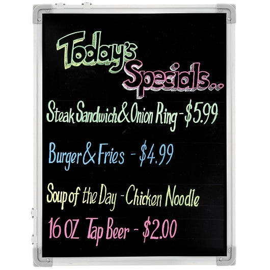 Chef-master 24" x 36" Double Sided Board with Markers, 1 x 1 each Case - DOT product image 3