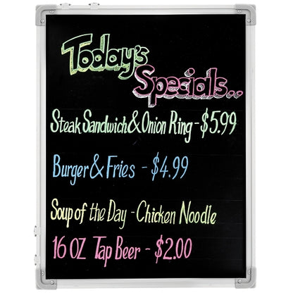 Chef-master 24" x 36" Double Sided Board with Markers, 1 x 1 each Case - DOT product image 3