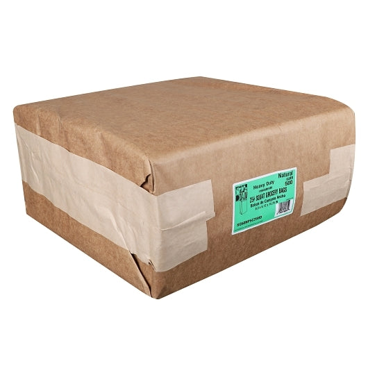 AJM 25# Squat Narrow Base Kraft Bag, 1 x 500 ct Case - DOT product image 2