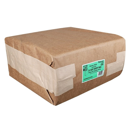 AJM 25# Squat Narrow Base Kraft Bag, 1 x 500 ct Case - DOT product image 2