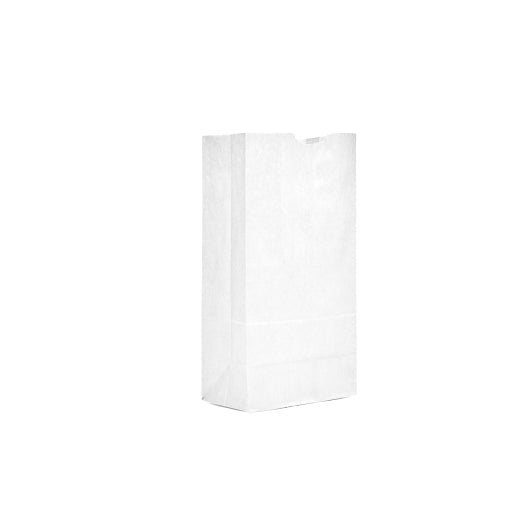 AJM 16# Bleached Bag, 1 x 500 ct Case - Disposables