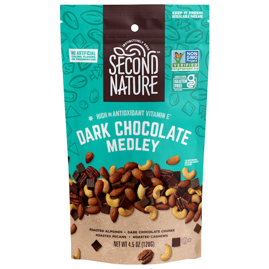 Second Nature Dark Chocolate Medley, 12 x 4.5 oz Case - Candy & Confections