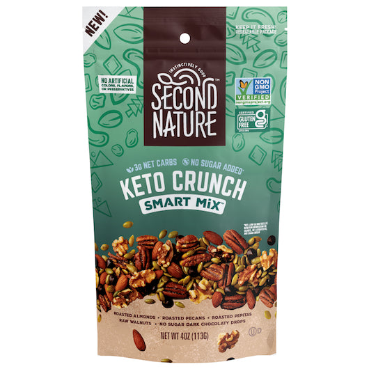 Second Nature Keto Smart Mix, 6 x 4 oz Case - Nuts & Seeds