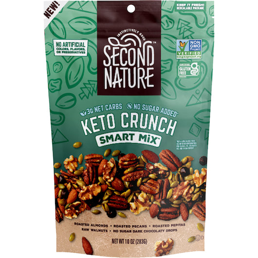 Second Nature Smart Mix Keto Crunch, 6 x 10 oz Case - Pantry Ingredients