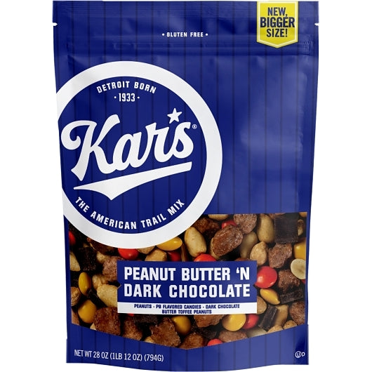Second Nature Peanut Butter Dark Chocolate, 6 x 28 oz Case - Candy & Confections