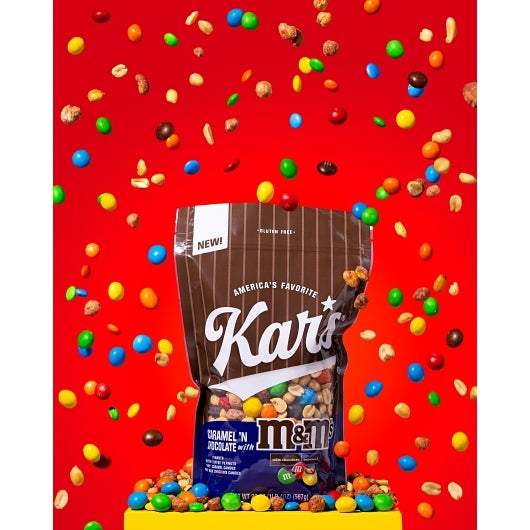 Kar's Chocolate N Caramel With M&Ms, 6 x 20 oz Case - Candy & Confections