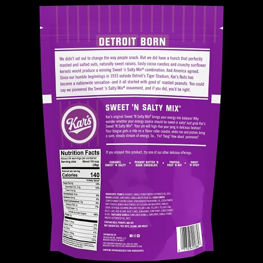Kar's Sweet & Salty, 6 x 34 oz Case - Nuts & Seeds