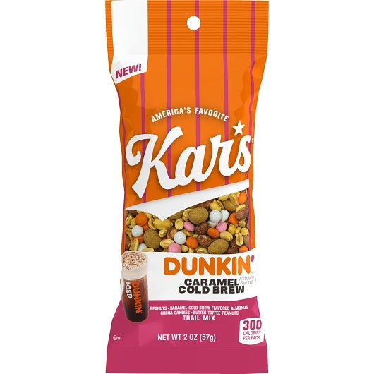 Kar's Nuts Trail Mix Dunkin Caramel Cold Brew, 3 x 12 ct Case - Coffee & Tea
