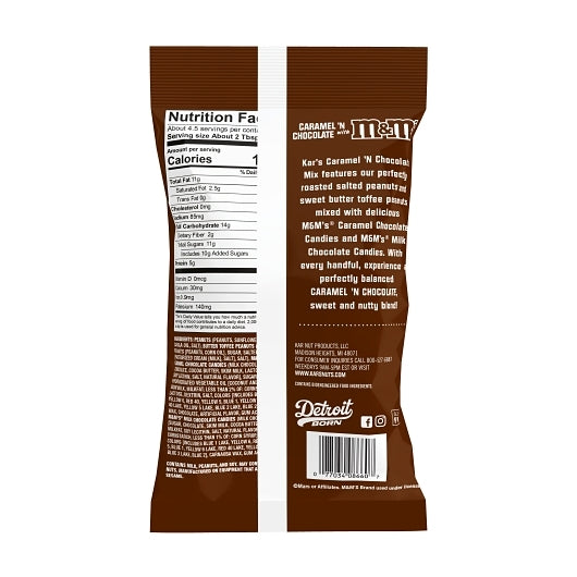 Kar's Chocolate N Caramel With M&Ms, 12 x 5 oz Case - Candy & Confections - image 2