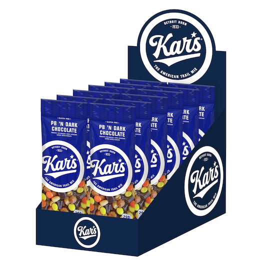 Kar's Peanut Butter & Dark Chocolate, 3 x 12 x 2 oz Case - Nuts & Seeds - image 2