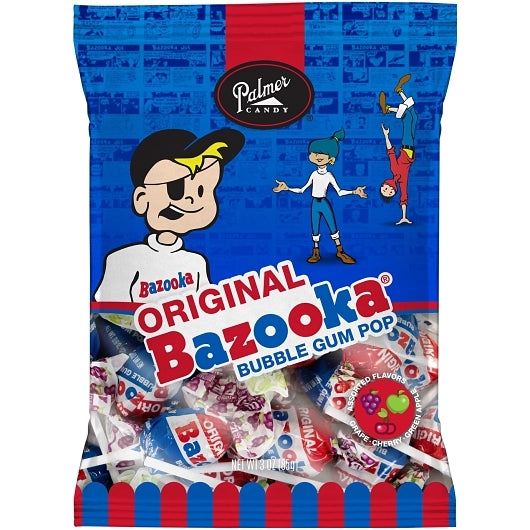 Palmer Candy Bazooka Bubble Gum Pops Peg, 8 x 1 each Case - Candy & Confections - image 2